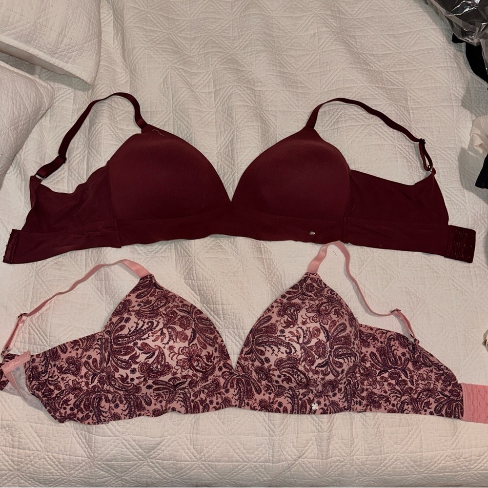 Lucky Brand 40D wire free bras, set of 2